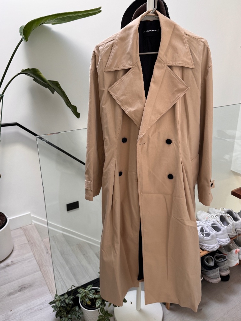 Karl Lagerfeld trench coat